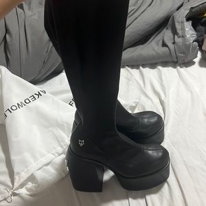Naked Wolfe knee high boots style spice 37 EU